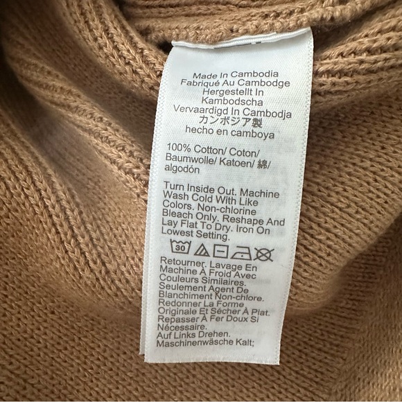 J. Crew Emilie tan crew neck lady cardigan - Picture 7 of 8